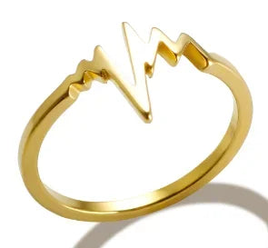 Rhinestone Stainless Steel Ring for Women