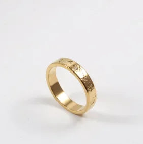 Rhinestone Stainless Steel Ring for Women