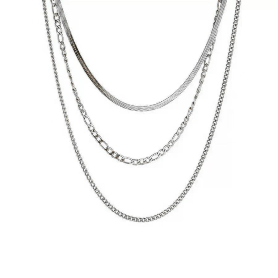 Stainless Steel Heart Pendant Necklace for Women