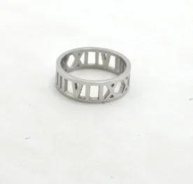 Rhinestone Stainless Steel Ring for Women