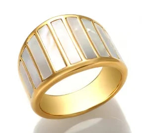 Rhinestone Stainless Steel Ring for Women