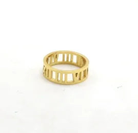 Rhinestone Stainless Steel Ring for Women