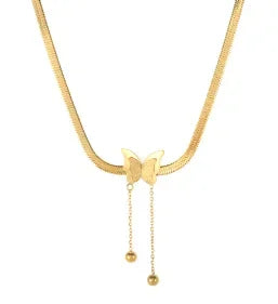 Square Pendant Stainless Steel Necklace for Women