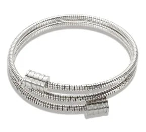 Stainless Steel Crystal Cuff Bracelet for Women