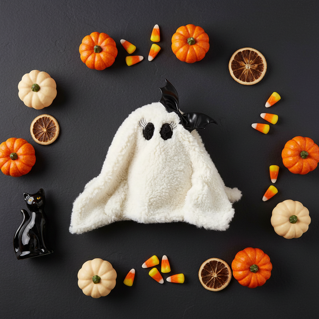 Ghost Plush - Flat Lay