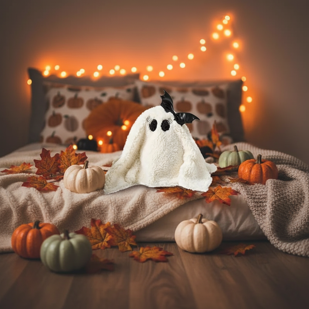 Ghost Plush - Halloween Bedroom